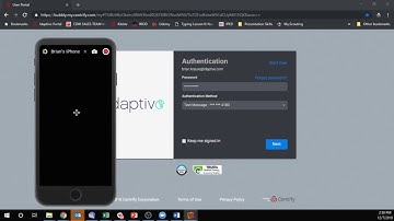 CyberArk Idaptive SSO/MFA User Portal Demo