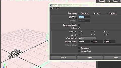 Path Animation In Maya