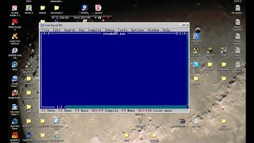 Урок по Free ( Turbo ) Pascal №1:Изучения окна программы.