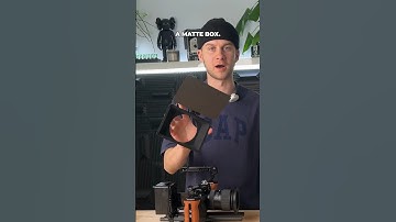 Having a Matte box is for optics tell me im wrong. #videography #premierepro #mattebox #cinematic
