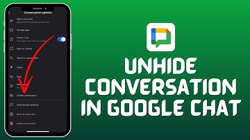 How to Unhide Conversation on Google Chat (2024)