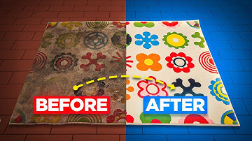 This Discarded IKEA Rug Gets A New Lease Of Life! Satisfying ASMR Timelapse.