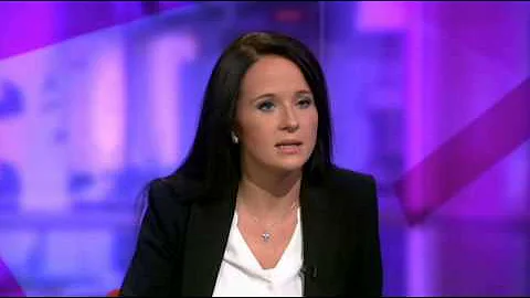 Hannah Weller on Channel 4 News