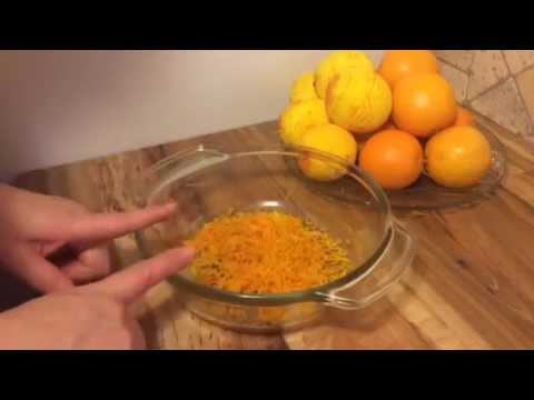 ralladura de piel de naranja en inglés