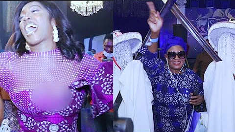 See How They Turn Tiwa Savage's Dad Burial To Club As Kemi Olounloyo, Dorathy Scatter Dance Floor