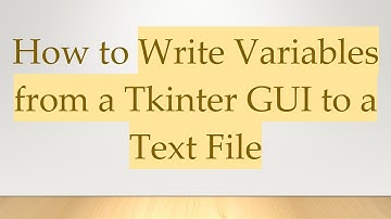 How to Write Variables from a Tkinter GUI to a Text File