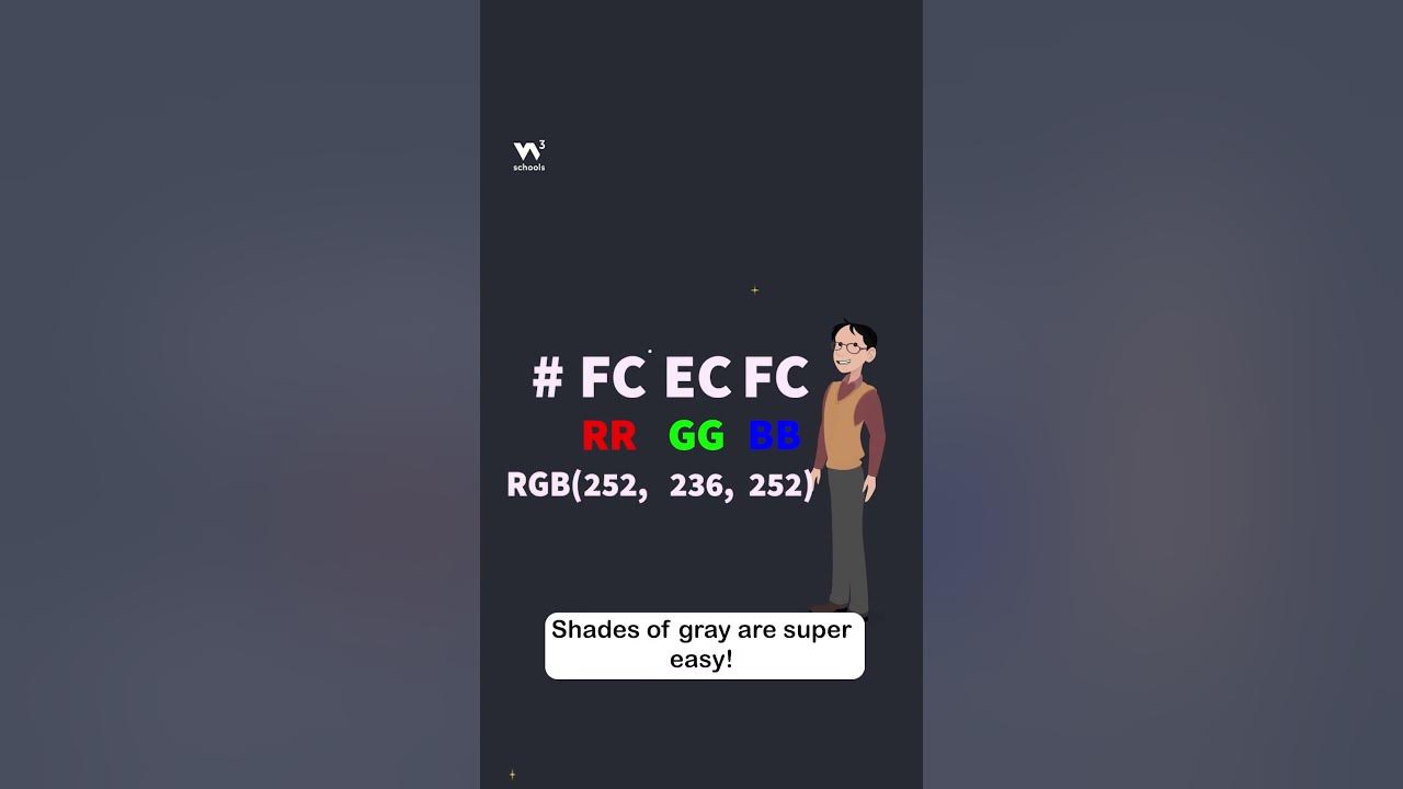 Css colors hex part 3 hex introduction w3schools css 