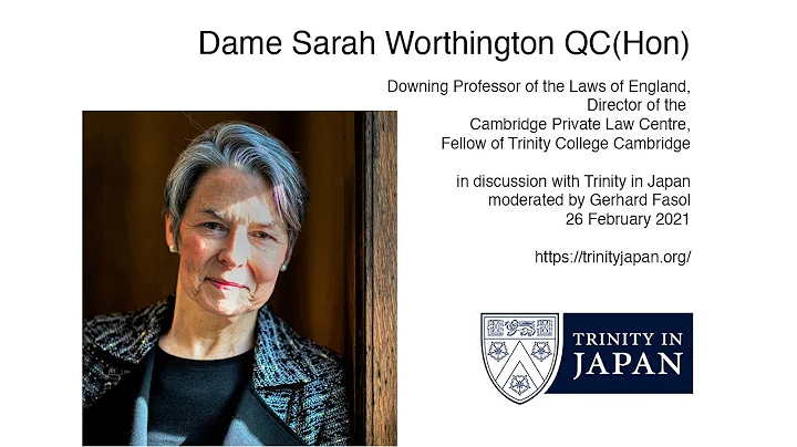 Dame Sarah Worthington QC (Hon) on Equity, corpora...