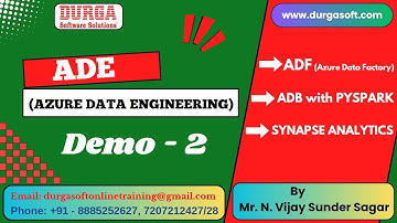 AZURE DATA ENGINEERING tutorials || Demo - 2 || by Mr. N. Vijay Sunder Sagar On 29-08-2025@6PM (IST)