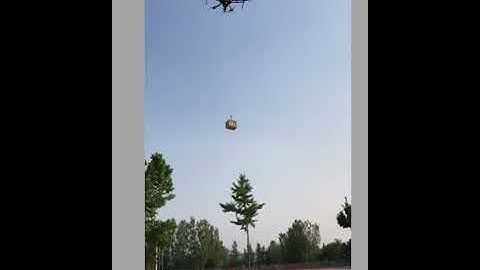 drone Lifebuoy delivery rope dropping system for emergency rescue