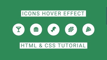Font Awesome Icons Hover Effect | HTML CSS Tutorial | @codecompanion93