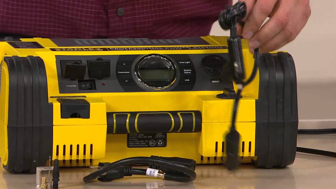 Stanley FatMax 1000 Peak Amp Power Station w/ Digital Gauge with Jayne