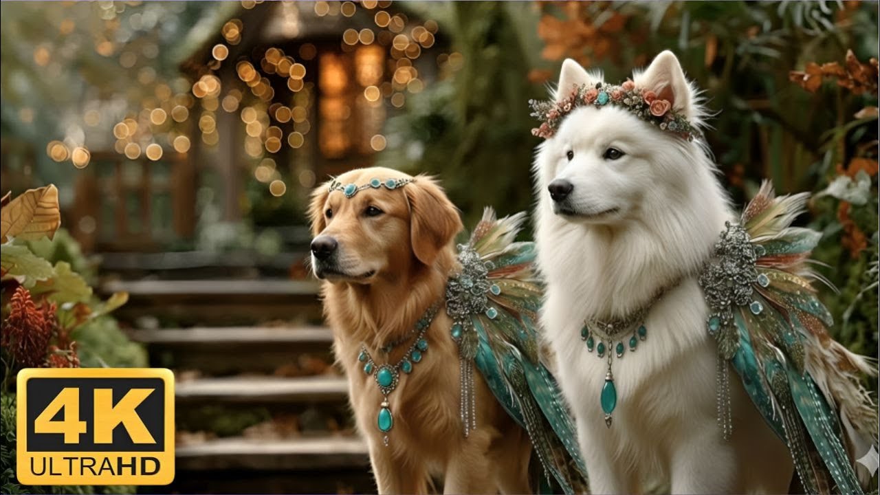 Royal Dog Fantasy World 🐕👑 | Relaxing Music for Stress Relief & Sleep