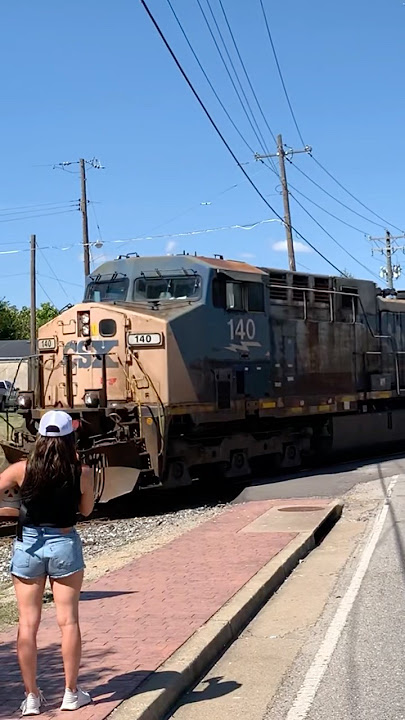 Woman Gets Special Train Horn Salute, Shave & A Hair Cut