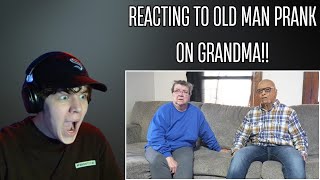 OLD MAN PRANK ON GRANDMA! (REACTION)