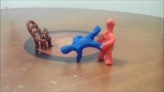 Claymation stickman - don’t bother me! - by pacmanadas