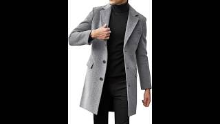 Beotyshow Mens Long Trench Overcoat Review - Pros & Cons - mens trench coat screenshot 3