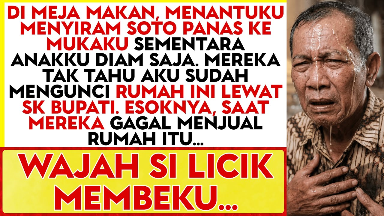 Menantuku Siram SOTO PANAS Ke Wajahku Agar Aku Pergi, Besoknya Dia TERDIAM Saat Tahu Rahasiaku...