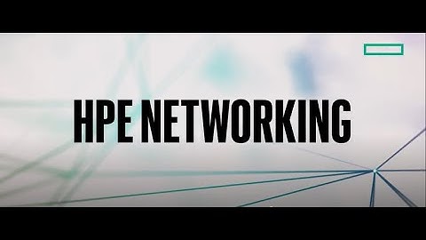 HPE has acquired Juniper Networks (0:60)
