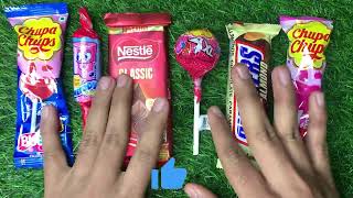 Satisfying video Asmr Lollipops candy and chocolate Gummy candy Yummy candy Unboxing