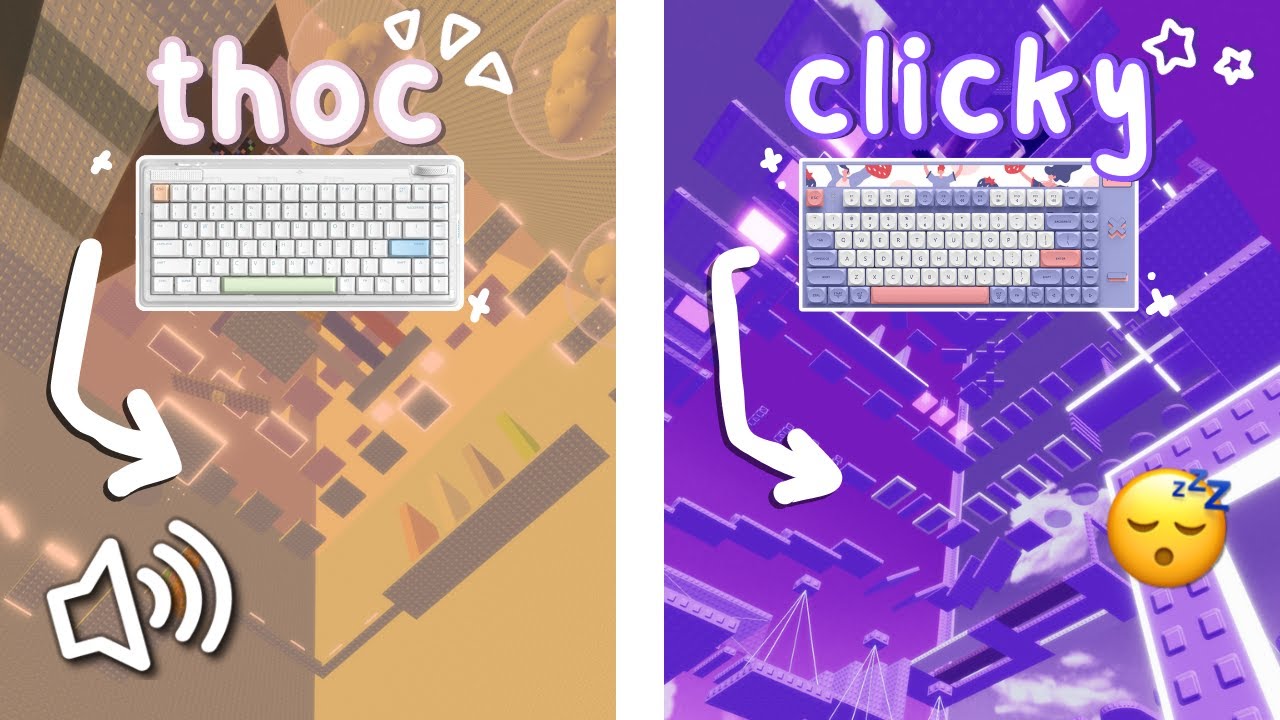 (roblox asmr 🌙) MATCHING my KEYBOARDS to the TOWERS i play...