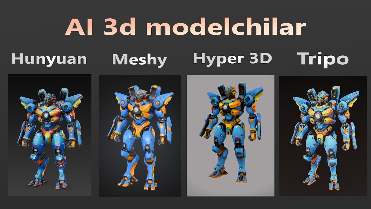 Suniy intellekt (AI) yordamida 3D model yasash. Bizga ish qolmadimi?