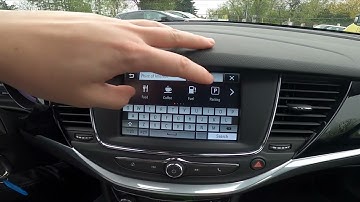 How to Find Points of Interest in Navigation in Opel Astra K ( 2015 – 2022 )