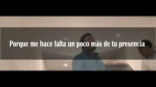 Video thumbnail of "Letra  - Quédate a mi lado   Inspiración Cristiana ft Grupo Hesed"