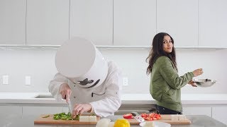 Vidya Vox Teaches Marshmello How To Cook Paneer Tikka | Cooking With Marshmello