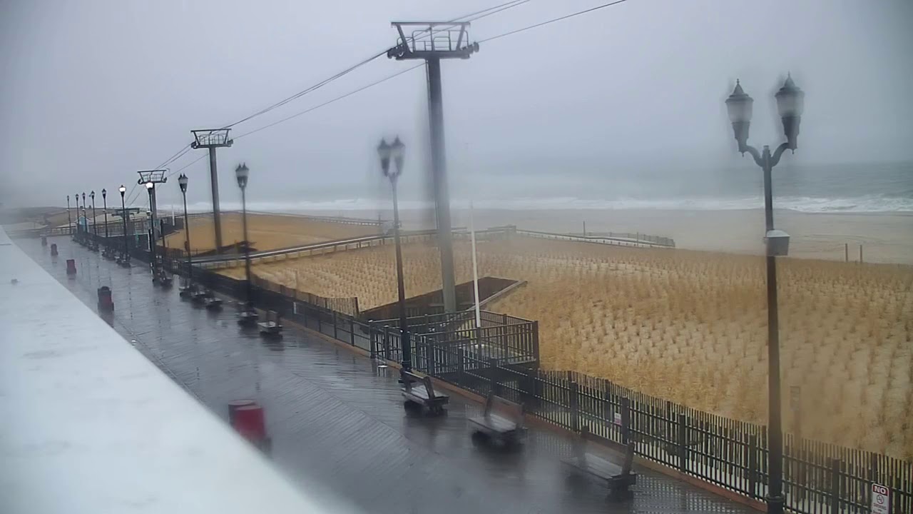 Seaside Heights beach webcam on NJBeachCams 12/17/19 YouTube