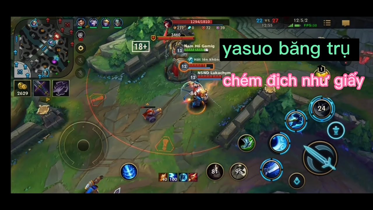 Nam Hổ Gaming|test liên minh Huyền Thoại tốc chiến|yasuo gánh team