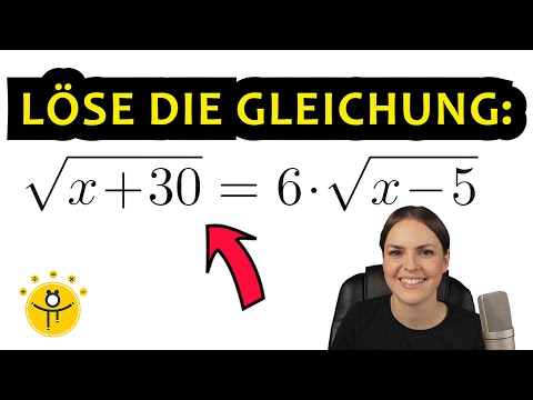 Video: Gleichungen Mit Wurzeln Lösen