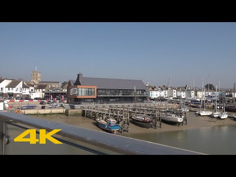 Shoreham-by-Sea Walk: Town Centre & Beach【4K】