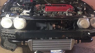 DC2 b18 TYPE R TURBO BUILD PT. 3 (INTERCOOLER INSTALLATION).