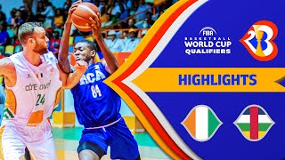🇨🇮 CIV - 🇨🇫 CAF | Basketball Highlights