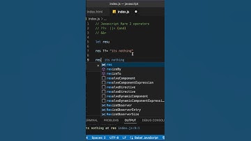 Javascript operators trick with && ?? || you must know this #shorts #js #javascript #webdev