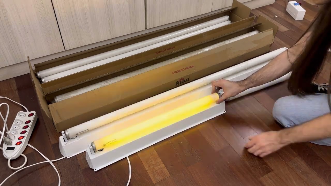 Testando lâmpadas fluorescentes e outras #11