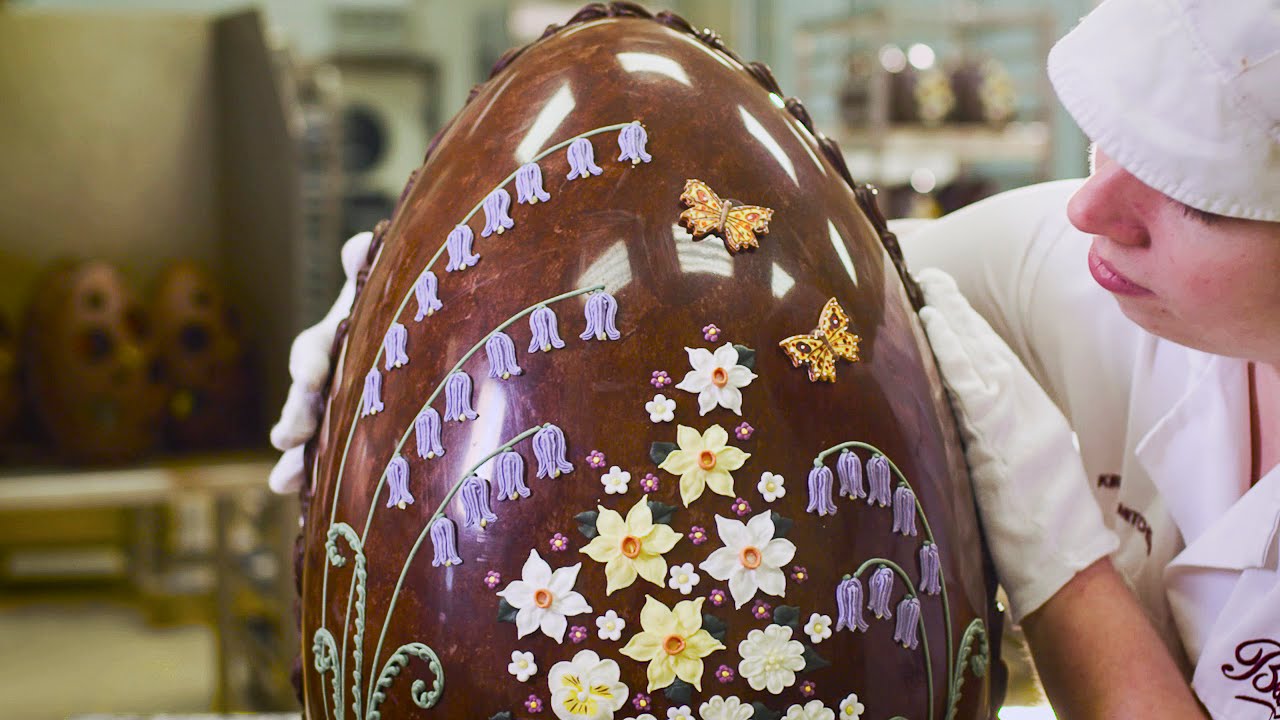 Smashing! Watch us make - and break - our huge Imperial Egg (Bettys Easter 2016)