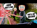 Don't Walk on a Frickin' MOUNTAIN BIKE Trail!