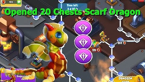 Opened 20 Chests Scarf Dragon-Dragon Mania Legends | Sugar rush clan Event  | DML