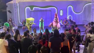 SpongeBob and Patrick in Nickelodeon Universe Summer Dance Party - 