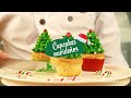 Receta cupcakes navideños