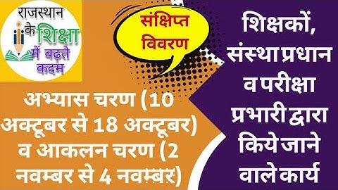 RKSMBK||phase 1 assessment||OCR scan and upload||role of teachers, principal and exam incharge