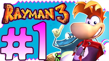 Rayman 3: Hoodlum Havoc PS2 100% ALL Cages Walkthrough Part 1 - The Fairy Council - 2017