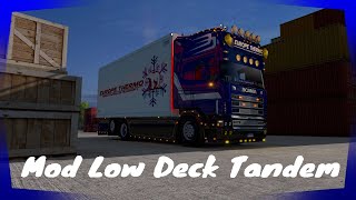 ["Euro Truck Simulator 2 - Low Deck Chassis for tandem addon RJL by Kast_l #44#", "euro truck simulator 2", "logitech g29", "euro truck simulator", "american truck simulator", "ita", "cambio", "ets2 g29", "ets2 multiplayer", "ets2 mods", "scania", "scania 4 series ets2 1.36", "scania 4 series v8 sound", "scania 4 series", "manovre", "autotreno", "tabella", "luminosa", "tandem", "scania r4", "mod scania rjl", "euro truck simulator 2 scania rjl tandem", "skin", "skin tandem", "low deck", "ets2 low deck chassis", "Scania low deck"]