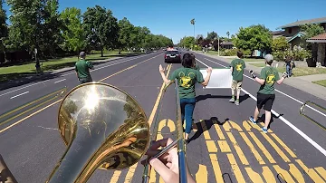 JFK Marching Band 2018 "National Emblem" March Trombone Cam