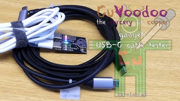 CuVoodoo gadget: USB-C cable tester (v2)