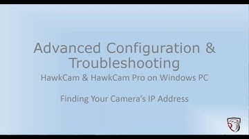 HawkCam Find IP on WindowsPC