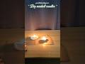 Diy seashell candles #diy