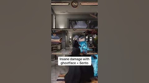 Crazy damage with ghostface and sento #mk1 #mortalkombat1 #scream #ghostface